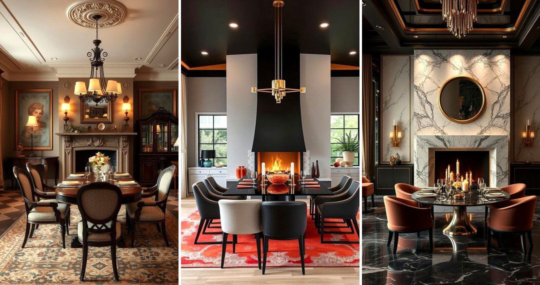 24 Dining Room With Fireplace Ideas for Cozy Gatherings