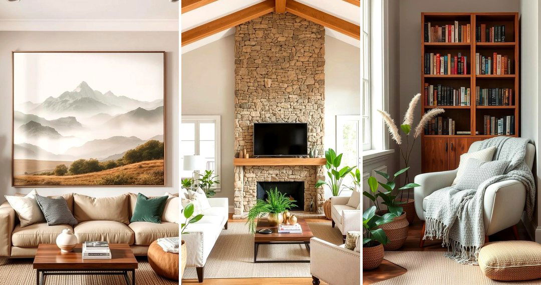 24 Earthy Living Room Decor Ideas for Natural Style