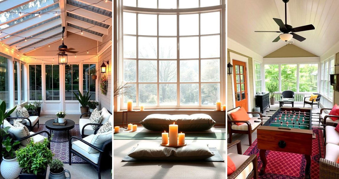 24 Enclosed Porch Ideas for Year-Round Comfort & Style