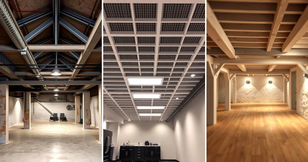 24 Exposed Basement Ceiling Ideas for Industrial Flair
