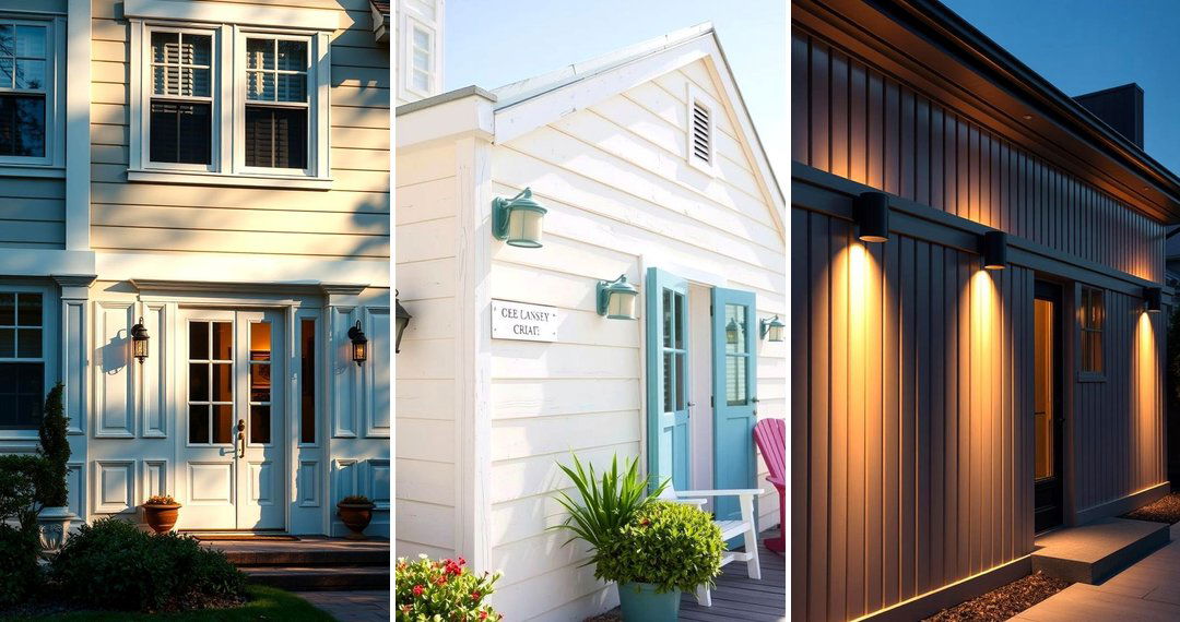 24 Exterior Wainscoting Design Ideas for Curb Appeal