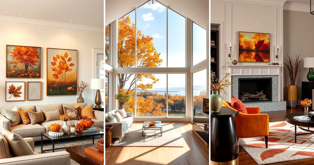 24 Fall Living Room Ideas to Create a Cozy Autumn Retreat