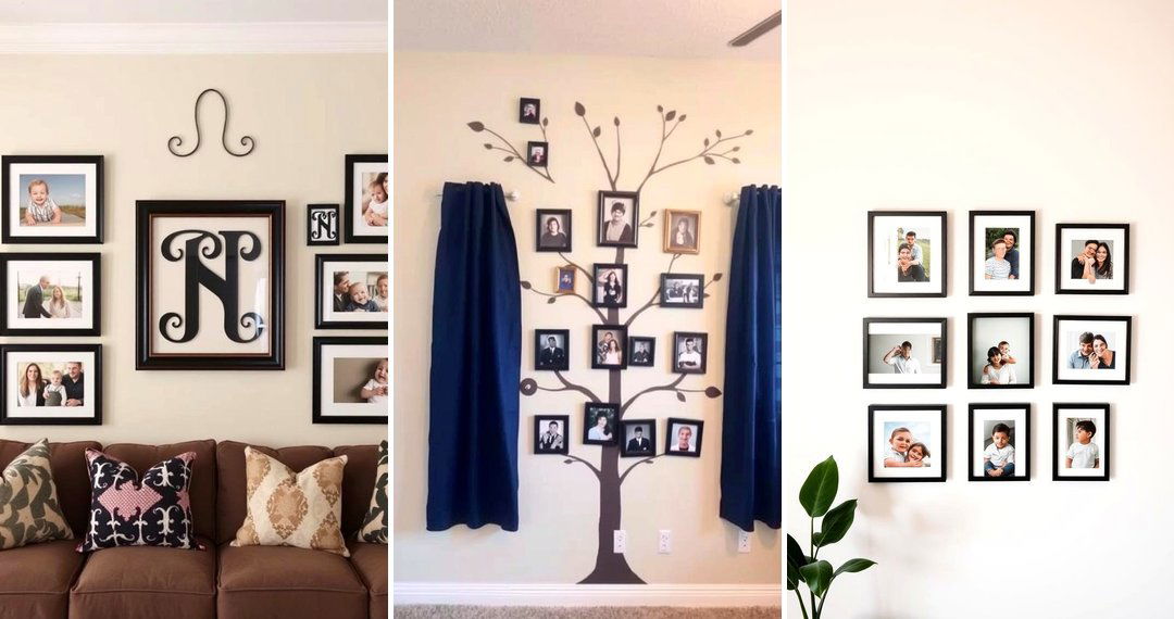 24 Family Picture Wall Ideas for Cherished Memory Displays
