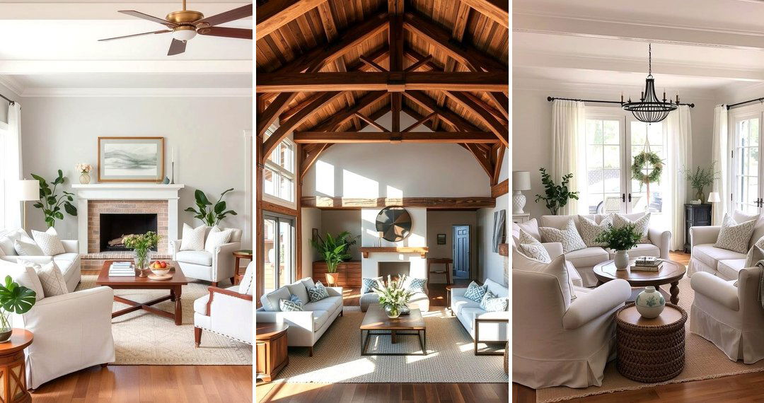24 Farmhouse Living Room Ideas: Rustic Charm Meets Comfort
