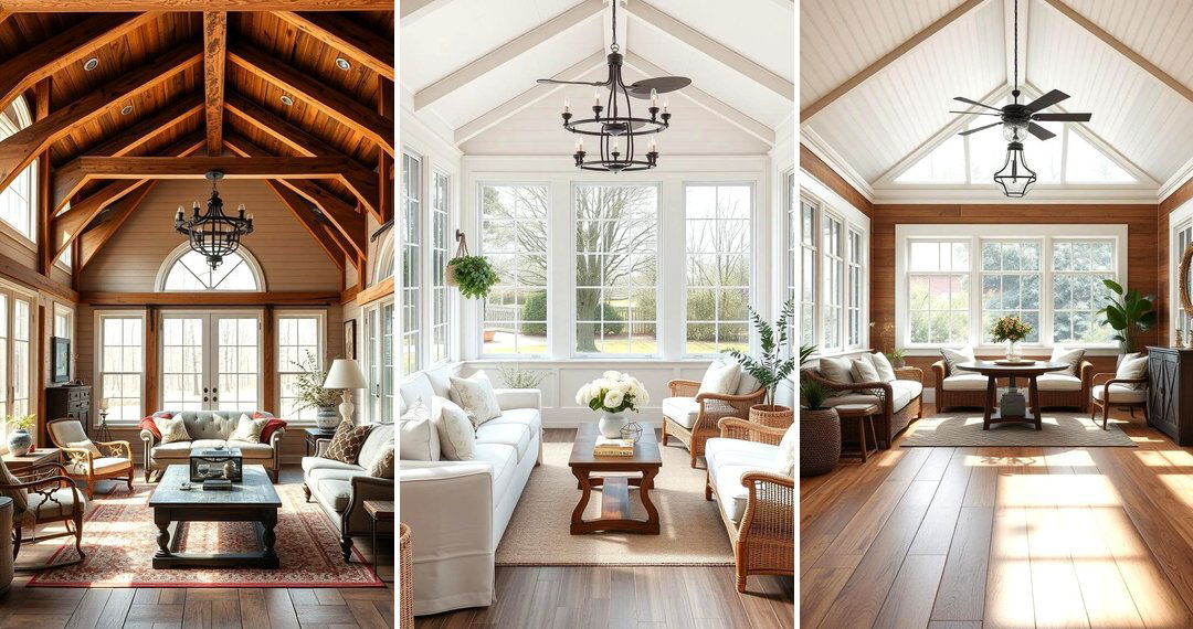 24 Farmhouse Sunroom Ideas to Brighten Your Home