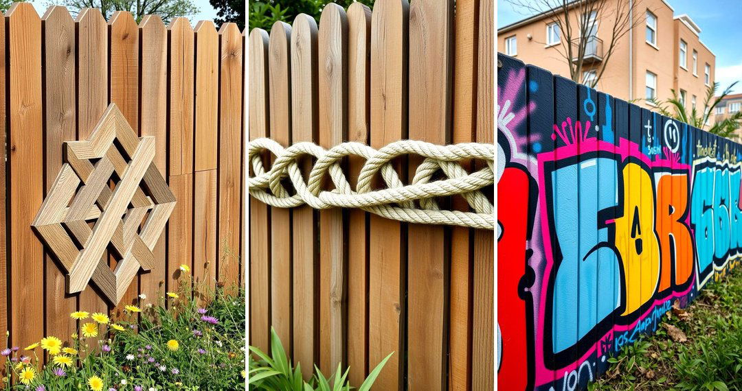 24 Fence Art Ideas: Creative Outdoor Decor Inspiration