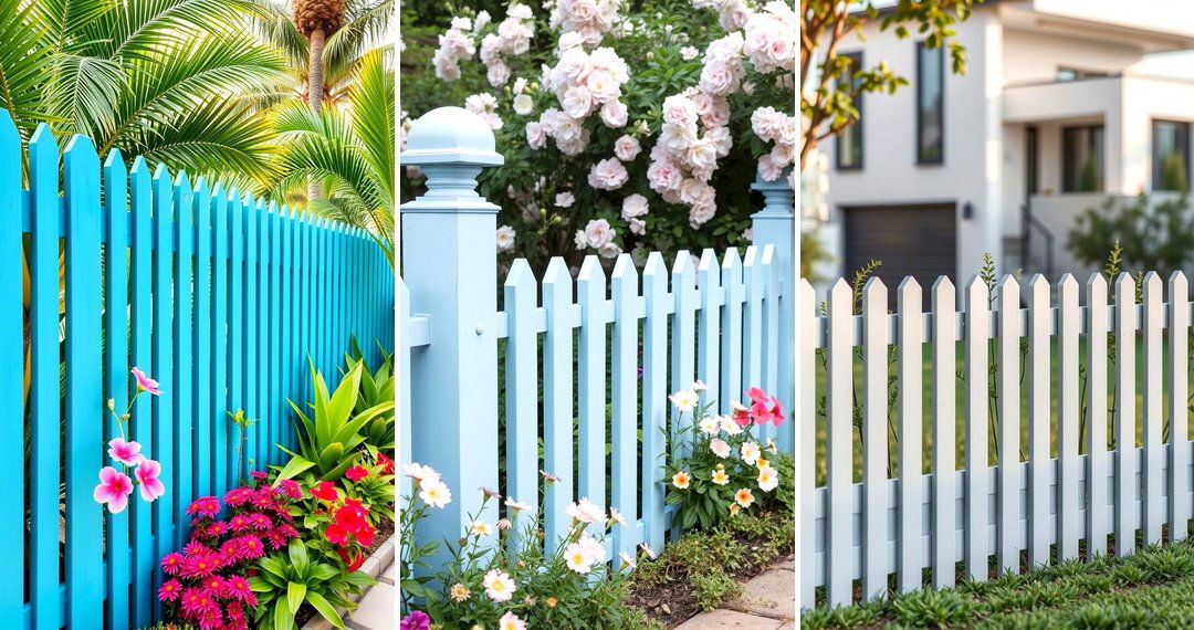 24 Trending Fence Paint Colors to Enhance Your Home