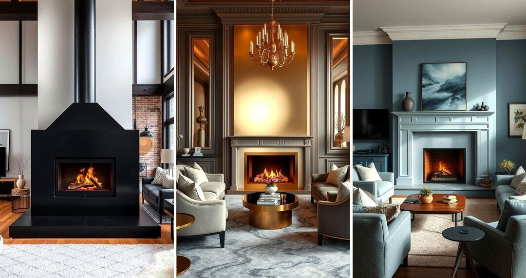 24 Bold Fireplace Paint Ideas to Transform Your Living Space