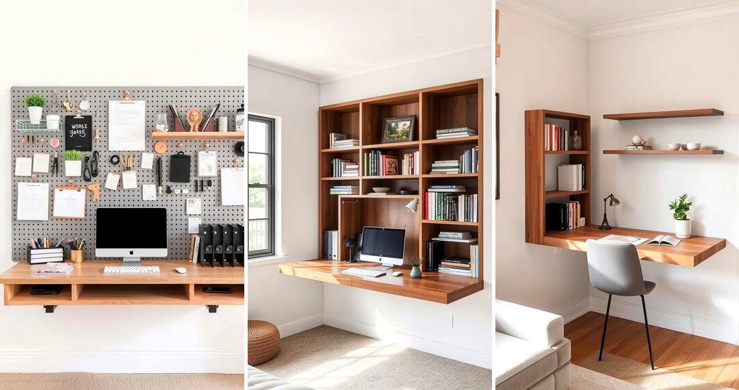 24 Floating Desk Ideas for Space-Saving Home Office Solutions