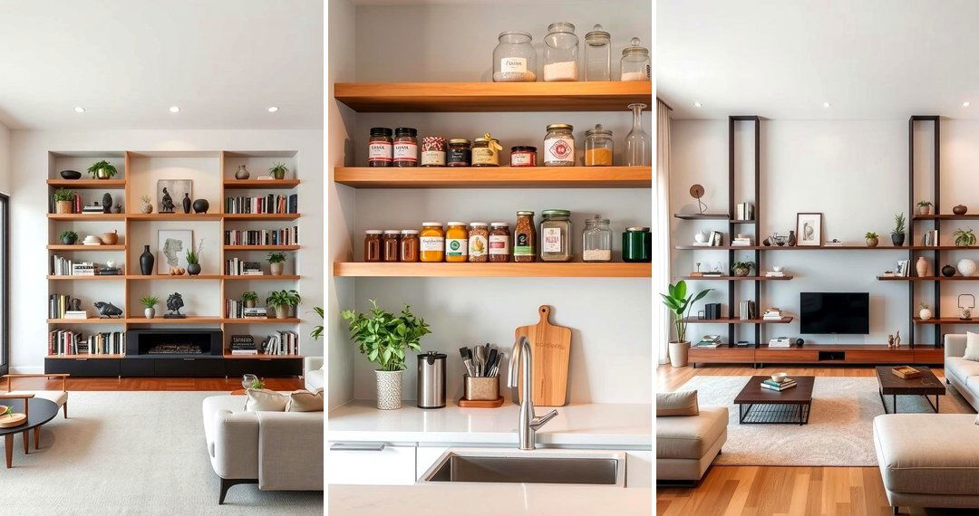 24 Floating Shelves Ideas to Maximize Organized Home Storage