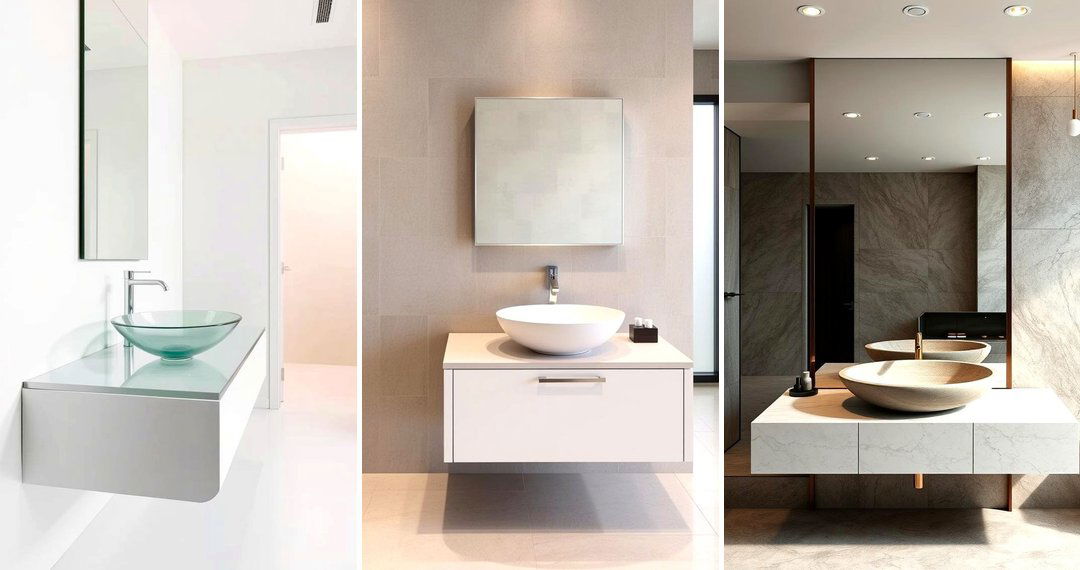 24 Floating Vanity Bathroom Ideas