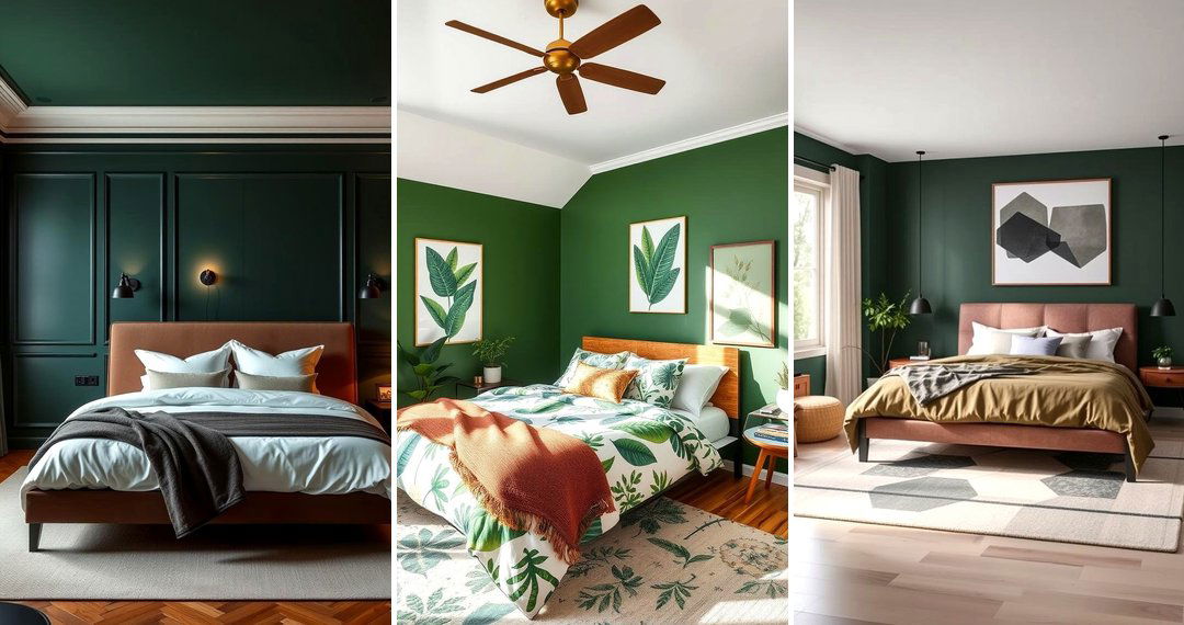 24 Rich Forest Green Bedroom Ideas for Luxurious Comfort