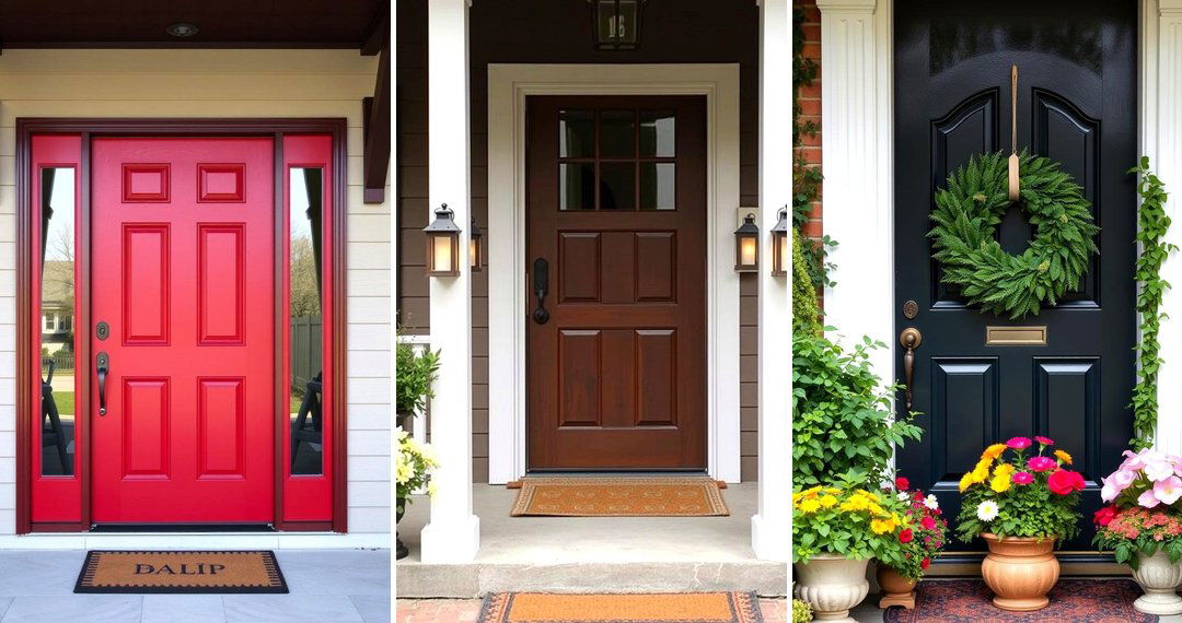24 Front Door Decor Ideas for Year-Round Curb Appeal
