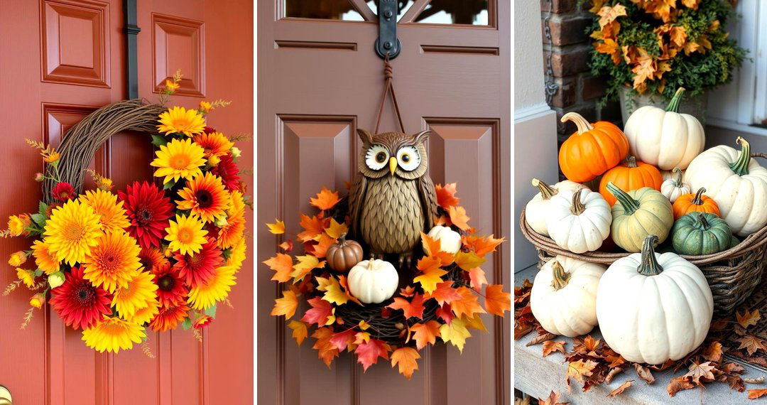 24 Front Door Fall Decor Ideas