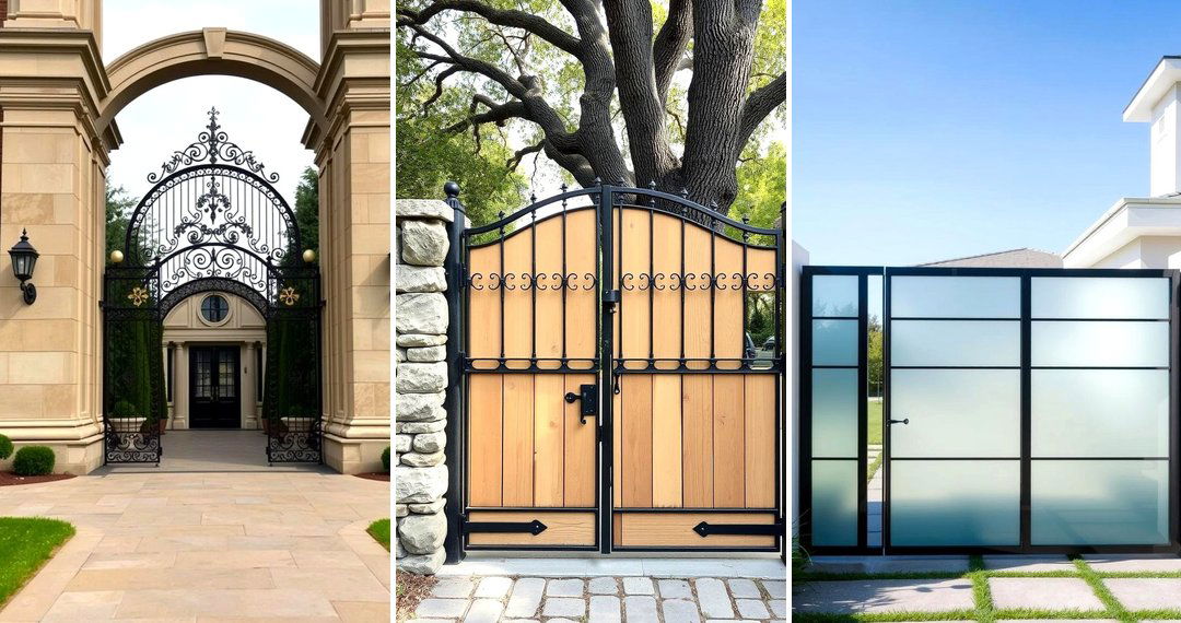 24 Front Gate Design Ideas to Elevate Your Home's Entrance