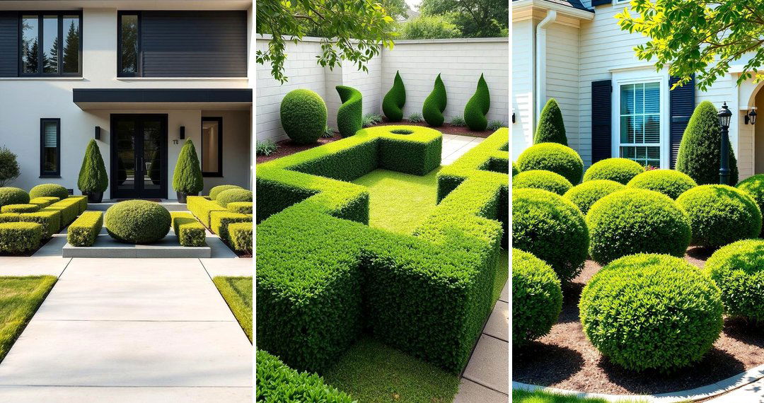 24 Front Yard Boxwood Shrub Ideas: Timeless Landscaping