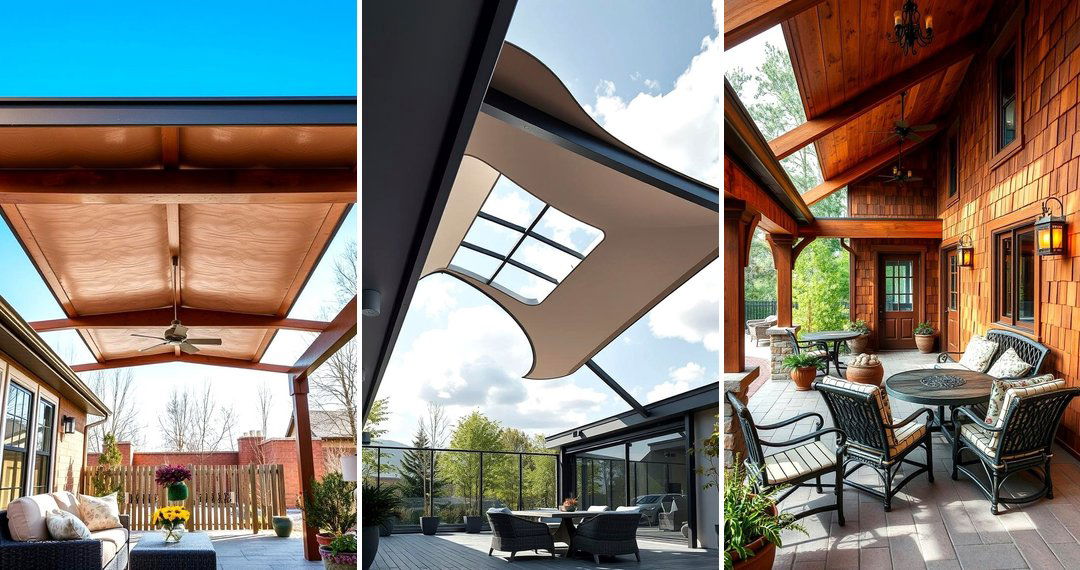 24 Gable Patio Roof Design Ideas