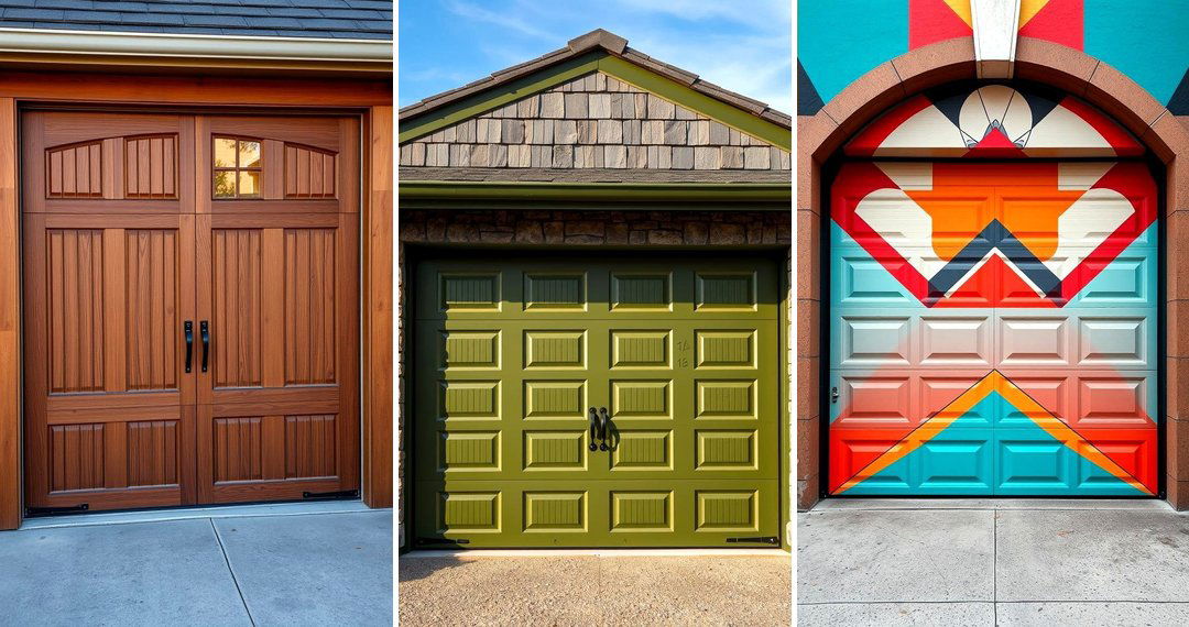 24 Garage Door Paint Ideas: Refresh Your Home's Facade