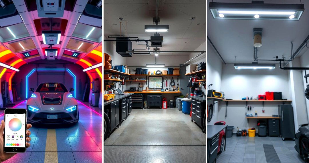 24 Garage Lighting Ideas