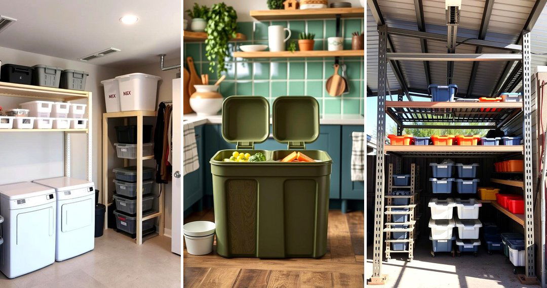 24 Garbage Can Storage Ideas for a Clutter-Free Home