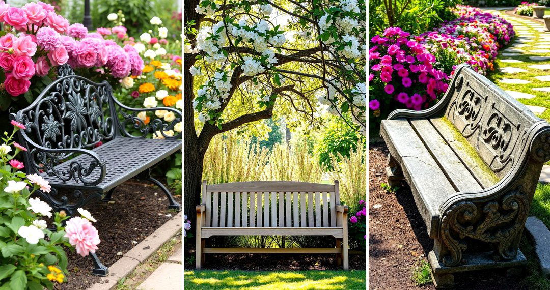 24 Garden Bench Ideas