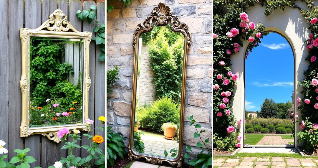 24 Garden Mirror Ideas