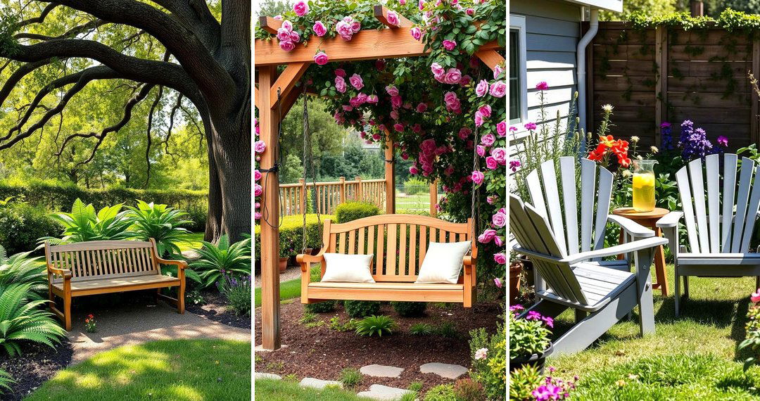 24 Garden Seating Ideas