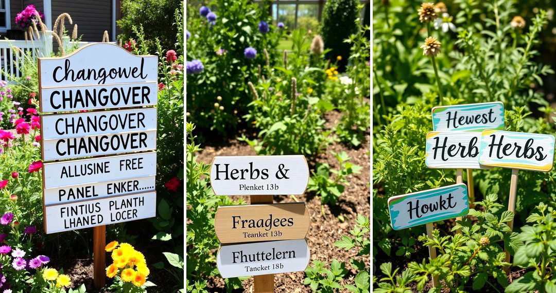 24 Garden Sign Ideas