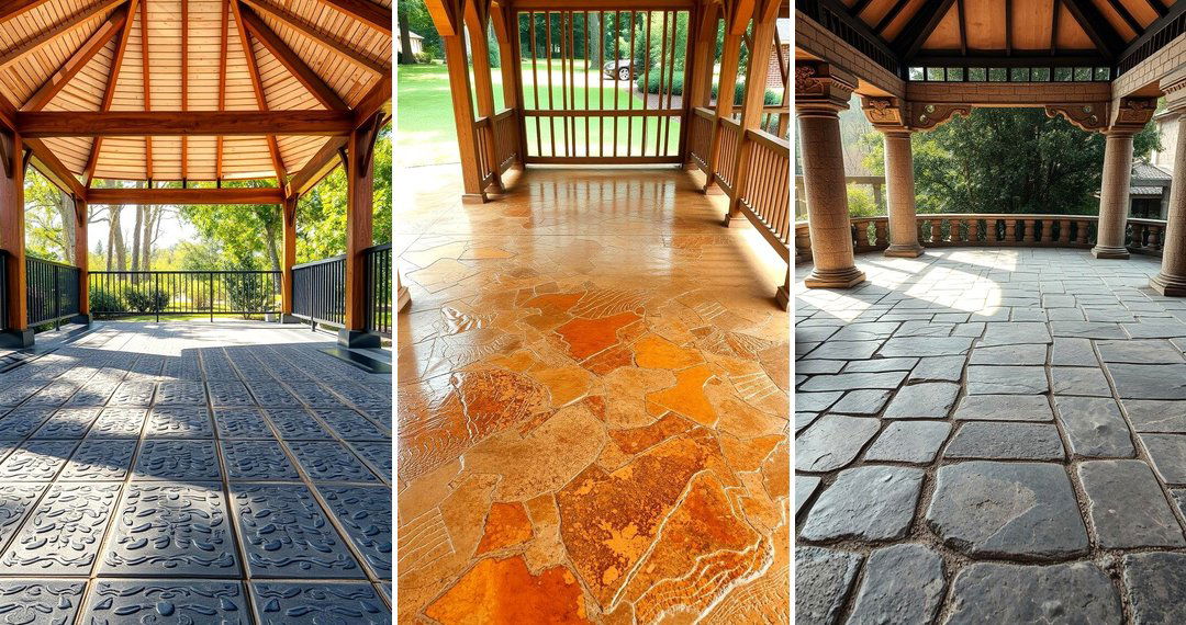 24 Gazebo Floor Ideas