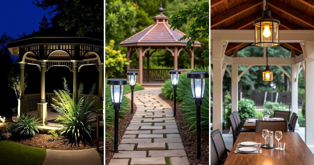 24 Gazebo Lighting Ideas