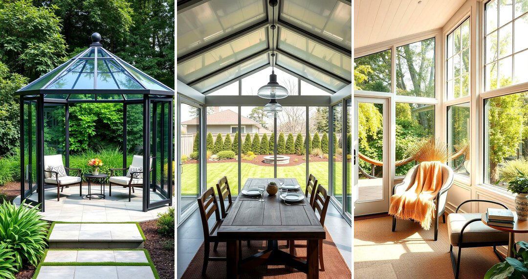 24 Bright and Airy Glass Porch Design Ideas for Year-Round Use