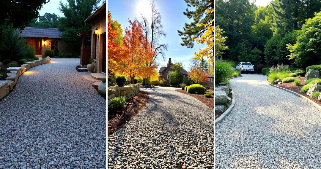 24 Gravel Driveway Ideas for Low-Maintenance Landscaping