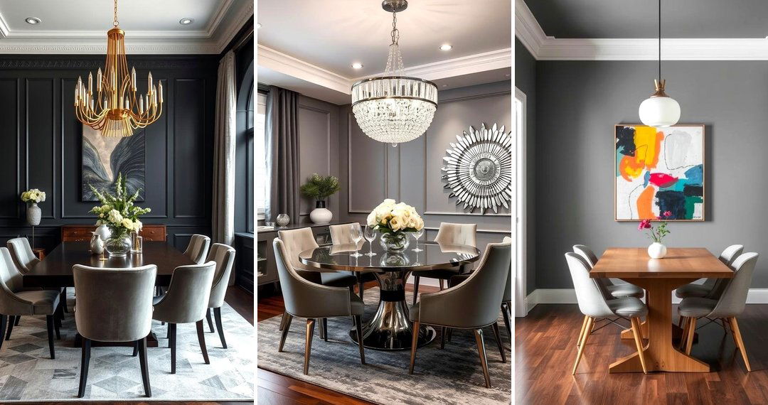 24 Gray Dining Room Ideas for Modern Sophistication & Warmth