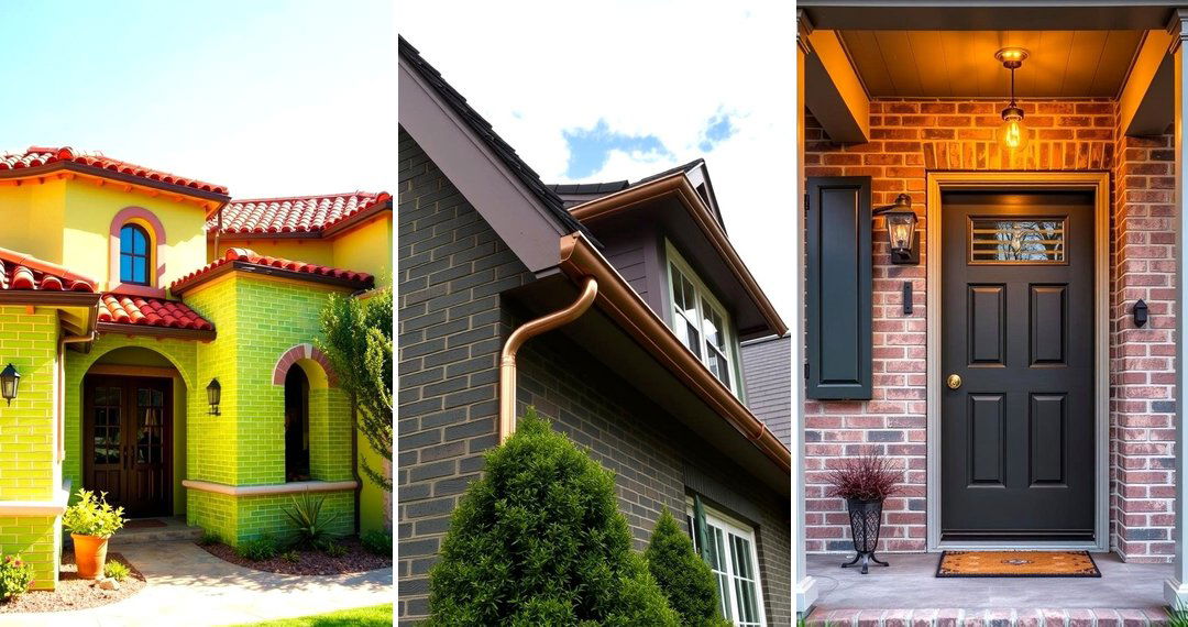 24 Green Brick Exterior Home Designs for Curb Appeal