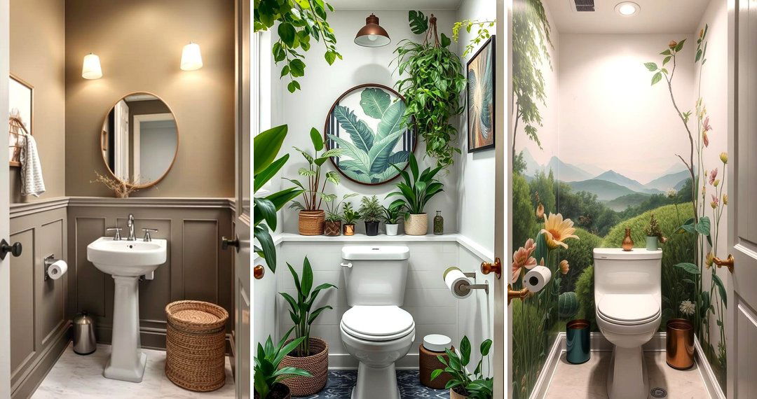 24 Green Powder Room Ideas