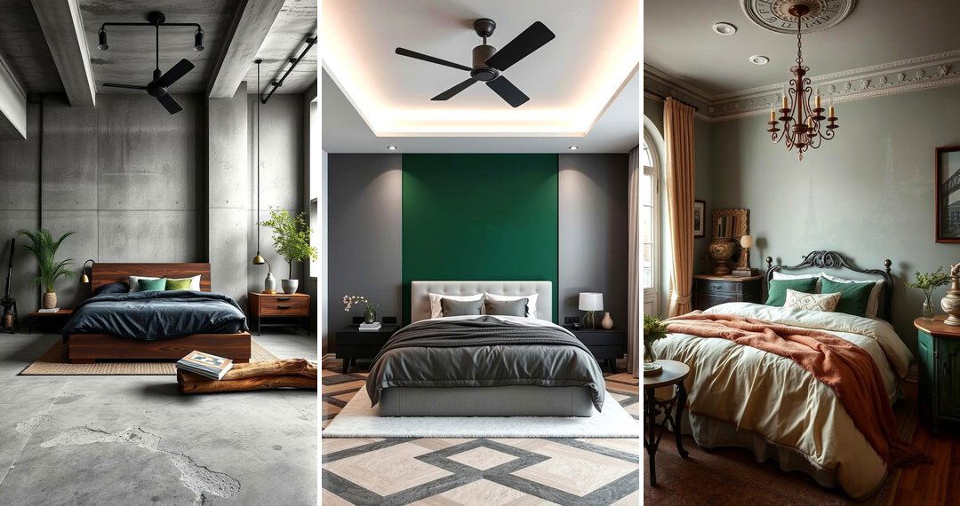 24 Green and Grey Bedroom Ideas
