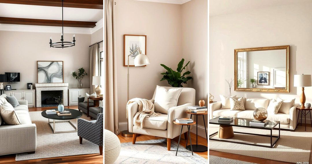 24 Greige Living Room Ideas: Modern Neutral Perfection