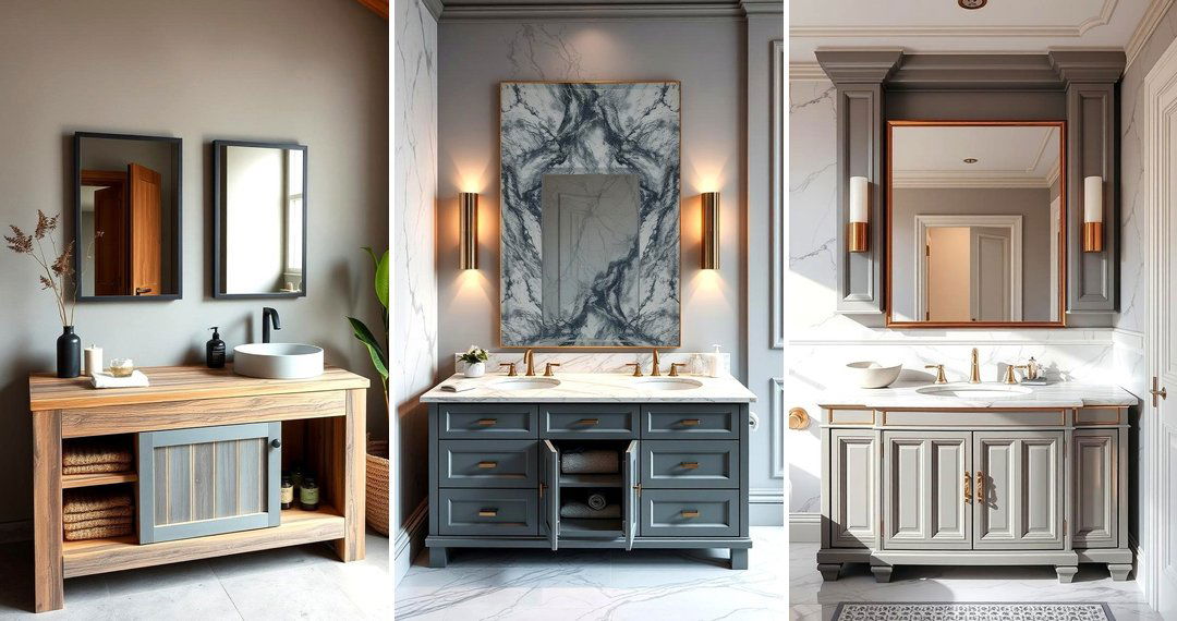 24 Grey Bathroom Vanity Ideas: Modern Storage Solutions