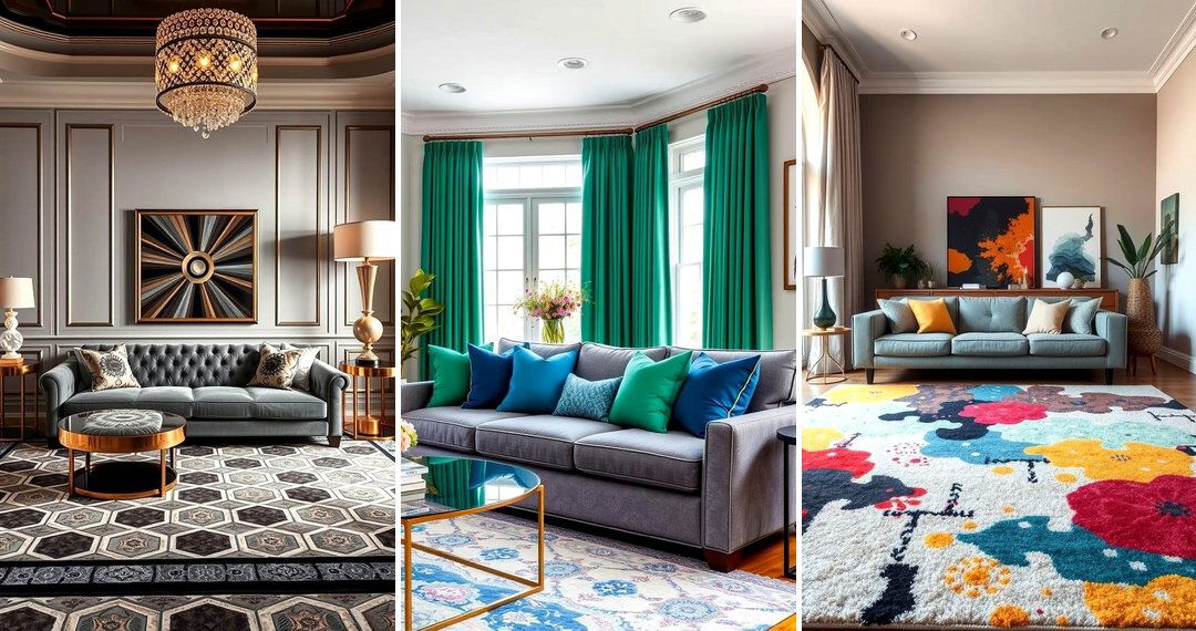 24 Grey Couch Living Room Ideas