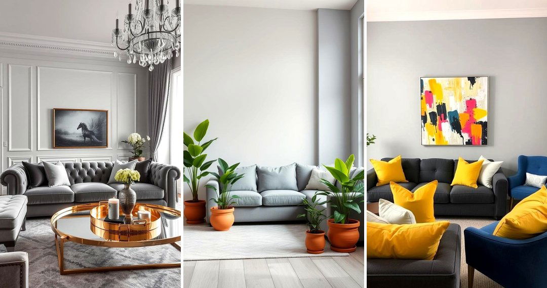 24 Grey Living Room Ideas