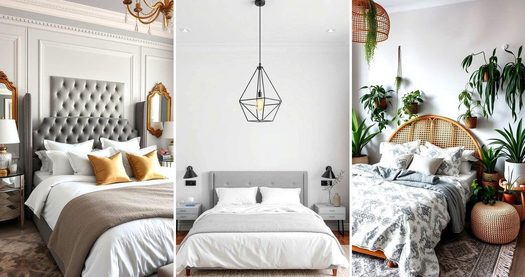 24 Grey and White Bedroom Ideas