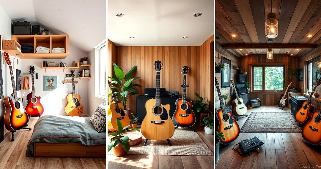 24 Guitar Room Ideas for Music-Inspired Home Spaces