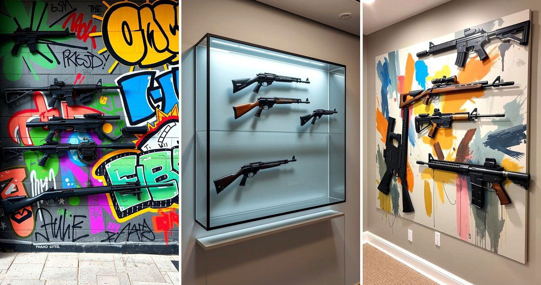 24 Secure Gun Wall Ideas for Stylish Firearm Organization