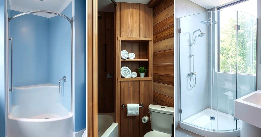 24 Half-wall Shower Ideas
