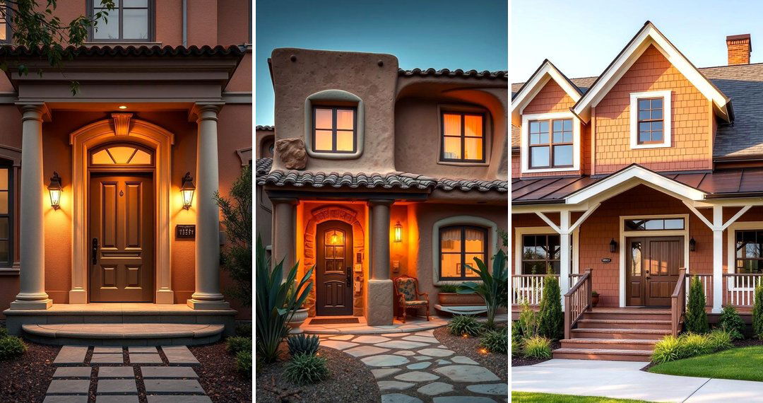 24 Home Designs Using Natural Clay Siding Colors