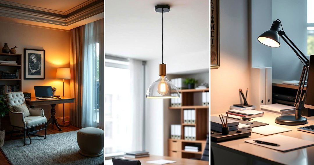 24 Home Office Lighting Ideas for a Productive Workspace
