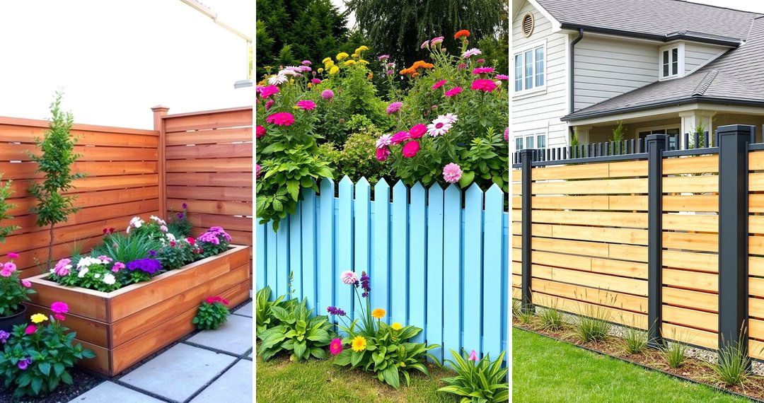 24 Horizontal Fence Ideas for Modern Privacy & Landscaping
