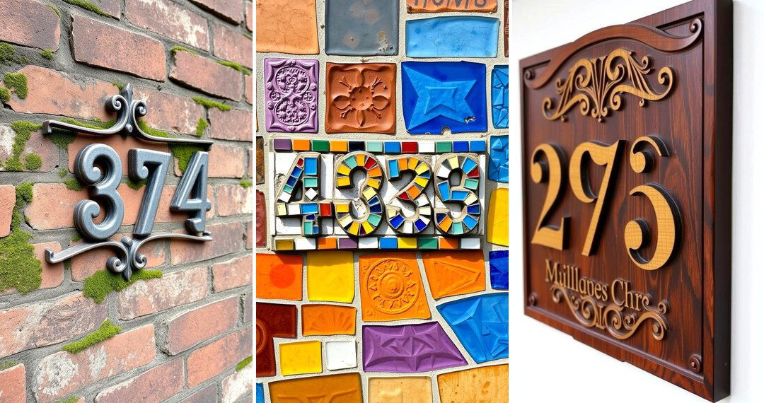 24 House Number Ideas