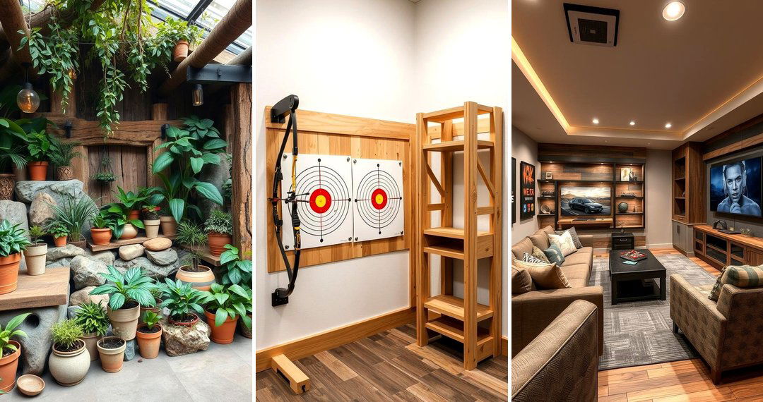 24 Hunting Man Cave Ideas for Masculine Retreat Designs