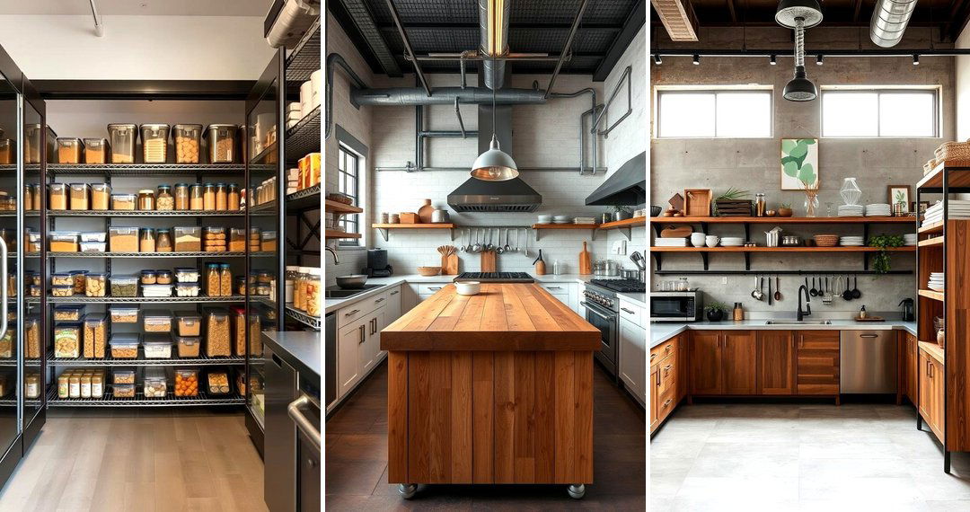 24 Industrial Kitchen Ideas